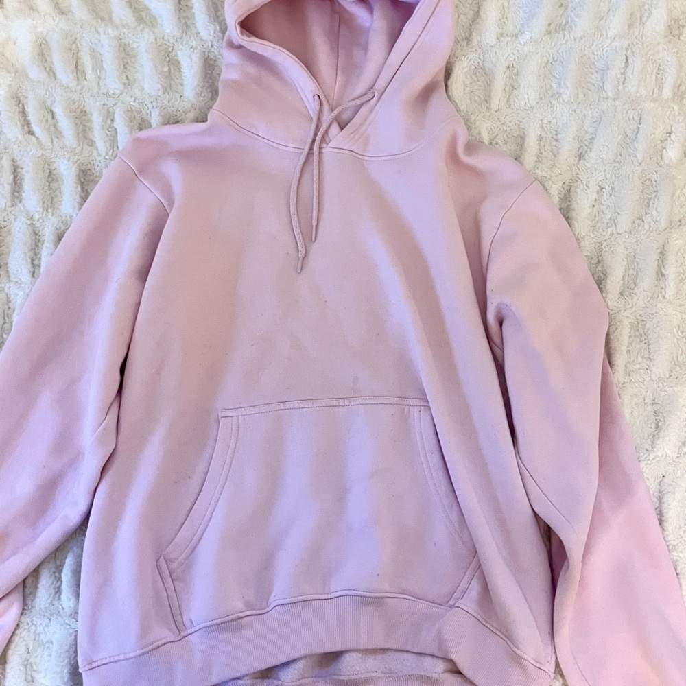 PrettyLittleThing Pink Oversized Long Sleeve Hoodie